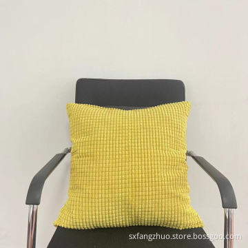 Ready to Ship handcrafted fashion pillow sofa yellow cushion cover